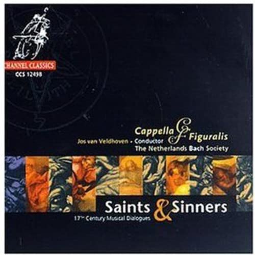 CD cover for Cappella Figuralisā āSaints & Sinnersā with portraits.