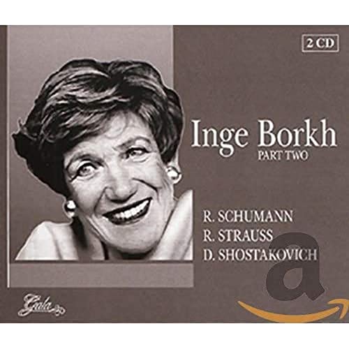 CD cover featuring portrait of Inge Borkh, a classical singer.