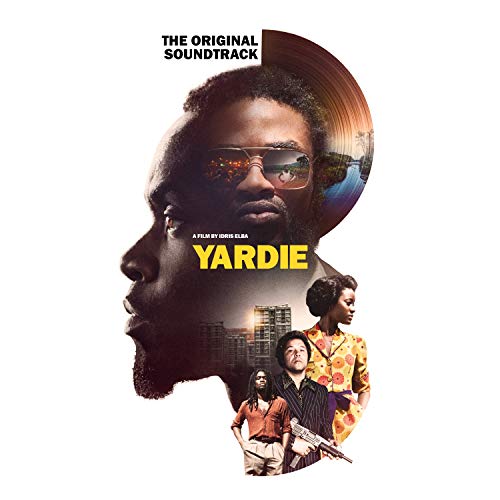 Yardie soundtrack CD cover featuring Idris Elba’s profile and film scenes.