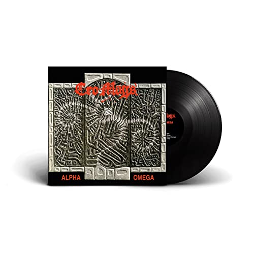 Cro-Mags “Alpha Omega” vinyl record with textured, stone-like cover art.