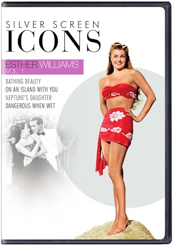 DVD cover featuring Esther Williams in a red swimsuit, smiling.