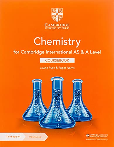 Cambridge International AS & A Level Chemistry Coursebook with Digital Access (2 Years)