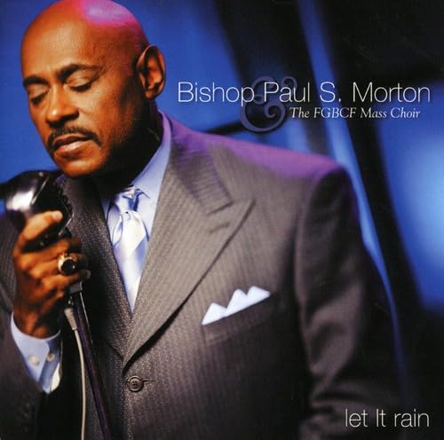 Bishop Paul S. Morton CD cover, portrait of a man with a microphone.