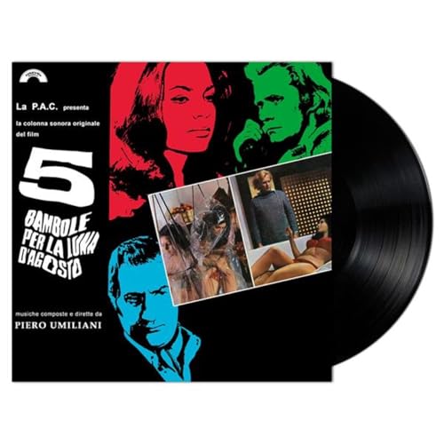 Vinyl record with cover art featuring faces and film stills.
