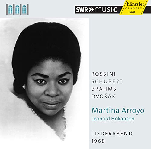 CD cover featuring a portrait of opera singer Martina Arroyo, 1968.