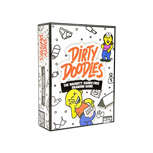WHAT DO YOU MEME? DD464 Dirty Doodles-– The Naughty Hands-Free Drawing Party Game