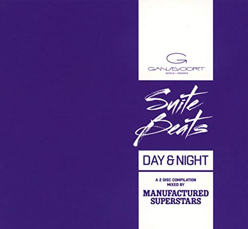Purple CD cover with white text: “Suite Beats” and “Manufactured Superstars.”