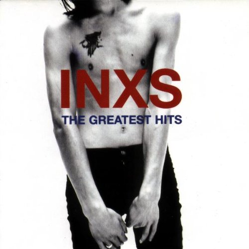 INXS “The Greatest Hits” CD cover featuring a shirtless man.