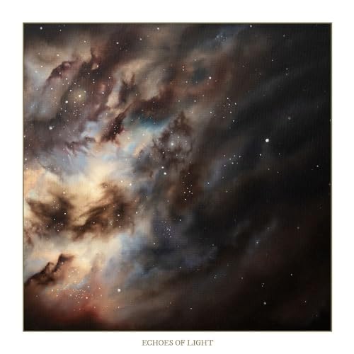 Dark, swirling nebula painting for the album "Echoes Of Light.