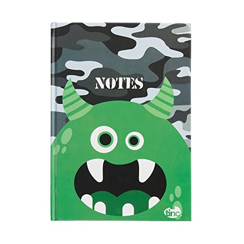 Tinc A5 Notebook - Green Camo - Lined Pages (NBA5HUCA)
