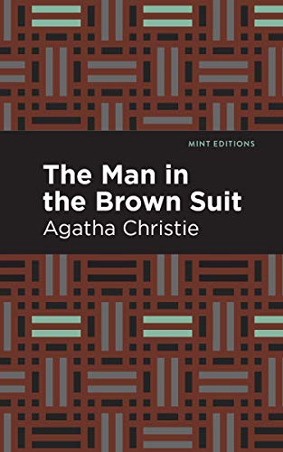 Book cover for "The Man in the Brown Suit" by Agatha Christie.