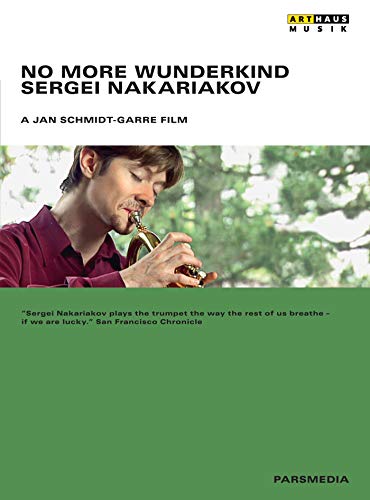 DVD cover for "No More Wunderkind" featuring trumpeter Sergei Nakariakov.