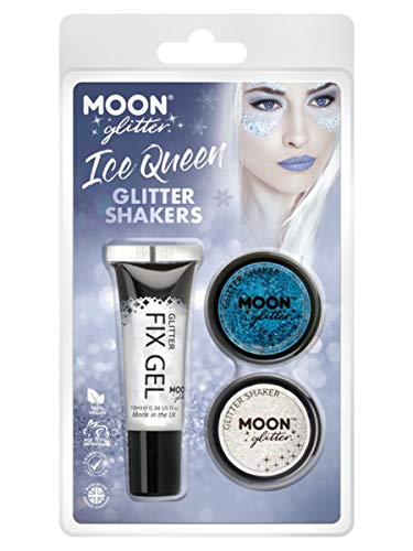 Moon Glitter Themed Clamshells White