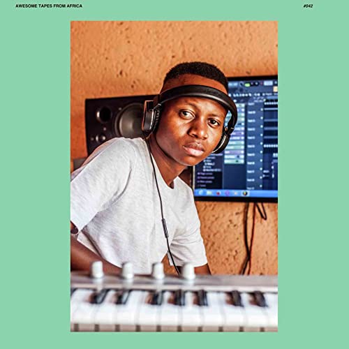 CD cover featuring a young Black DJ with headphones at a mixing console.