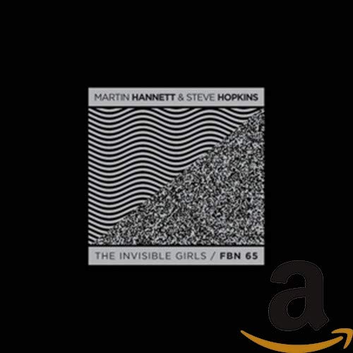 CD cover for "The Invisible Girls" with abstract black and white design.