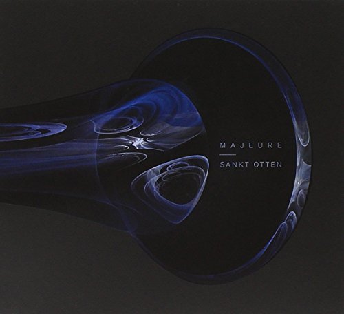 CD cover with abstract blue and black swirling, organic shapes.