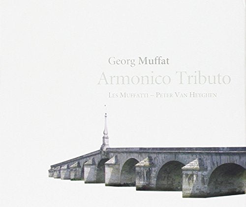 CD cover for "Armonico Tributo" featuring a stone bridge illustration.