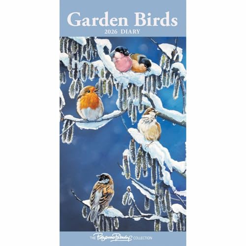 Garden Birds by Pollyanna Slim Diary 2026