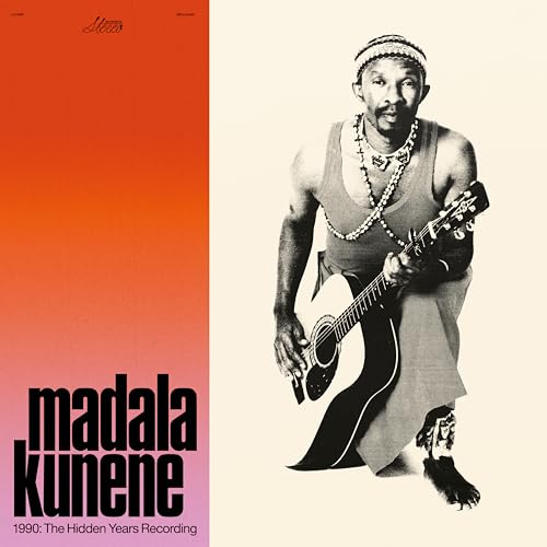 Madala Kunene album cover: portrait of a musician with a guitar.