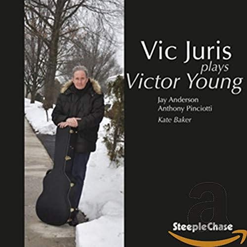 CD cover: guitarist Vic Juris, winter scene, and "plays Victor Young" text.