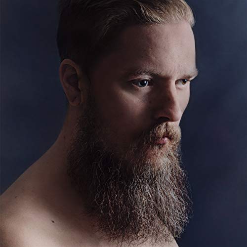 Close-up portrait of a man with a long, full beard and short hair.