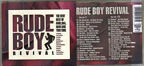 CD insert for “Rude Boy Revival” with tracklist and barcode.