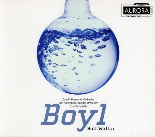CD cover for Rolf Wallin’s “Boyl” featuring water in a glass vessel.