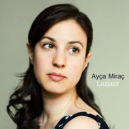 Close-up portrait of Ayça Mirac, album cover for “Lazjazz” CD.