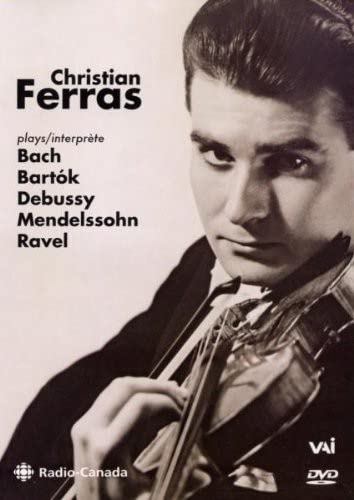 DVD cover featuring violinist Christian Ferras in black and white.