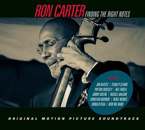 Ron Carter album cover featuring the bassist with his instrument.
