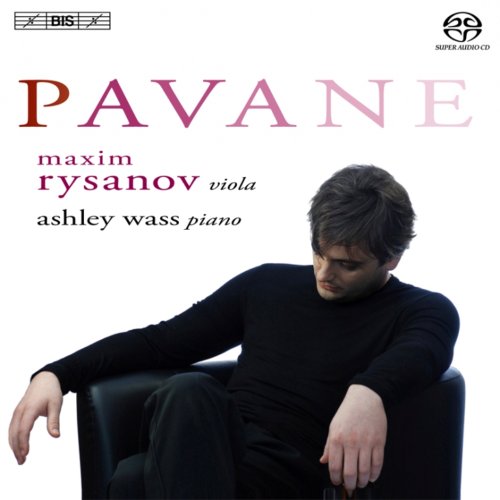 CD cover featuring Maxim Rysanov, a violist, in a dark portrait.