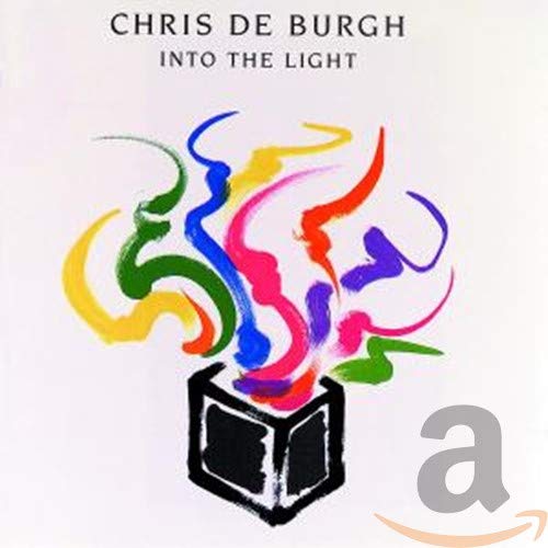 CD cover for Chris de Burgh’s “Into The Light” with abstract art.