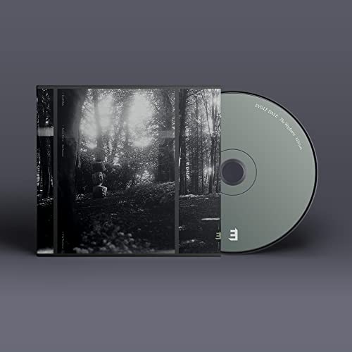 CD case and disc with a grayscale forest landscape image.