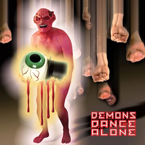 CD cover: red demon figure holding a glowing eye with dripping tendrils.