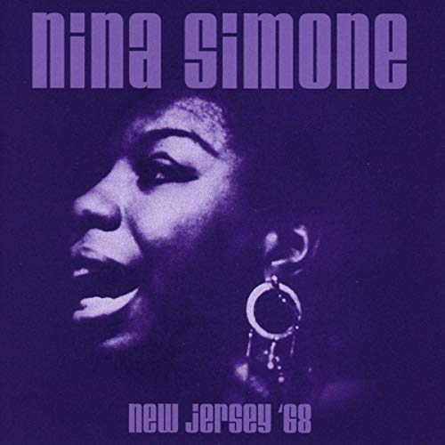 Nina Simone album cover, "New Jersey '68", purple tones, side profile.