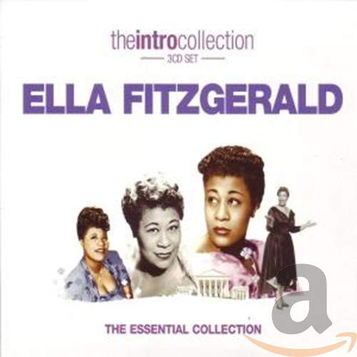 Ella Fitzgerald 3CD collection cover with vintage portraits and text.