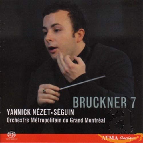CD cover featuring a young man with an oboe and text "BRUCKNER 7".
