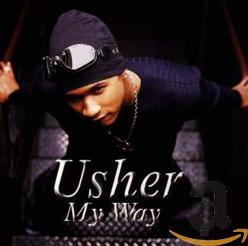 Usher album cover, “My Way,” featuring the artist in a black beanie and goggles.