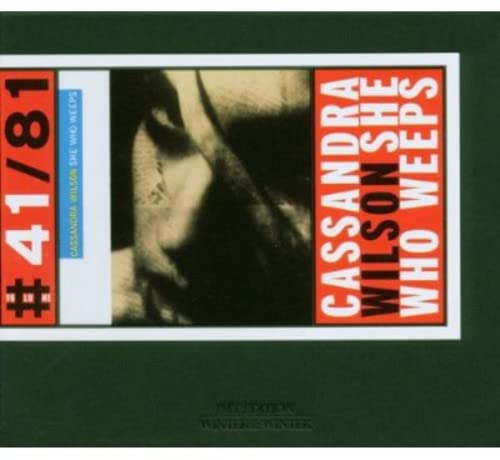 CD cover for Cassandra Wilson’s “She Who Weeps” with a portrait.