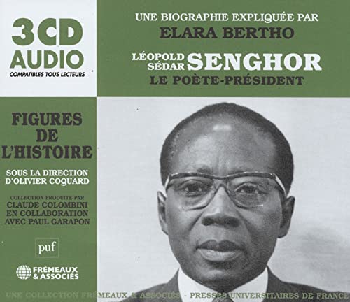 3CD audio pack featuring Léopold Sédar Senghor’s portrait and biography.
