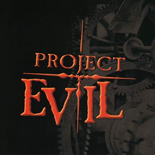 CD cover for "Project Evil" with red lettering and gear imagery.