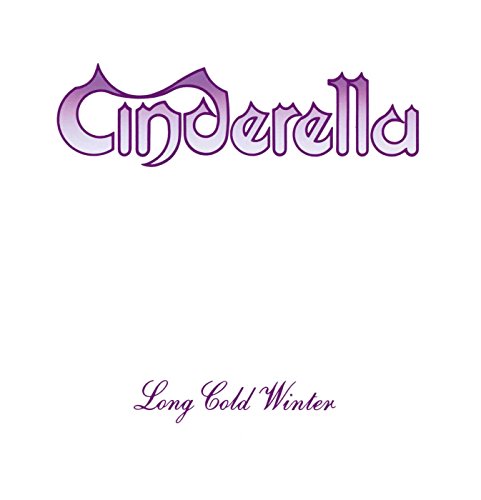 Cinderella band logo and Long Cold Winter text on a plain white background.