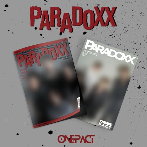 Two CD cases for "Paradoxx" by One Pact, with blurred figures.