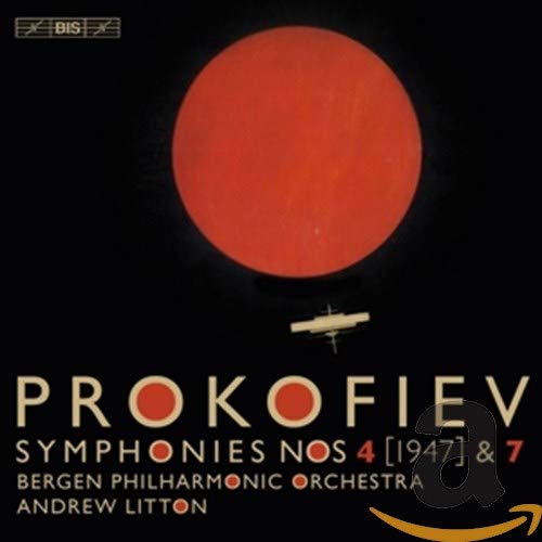CD cover with a large red circle and composer "Prokofiev" in white text.