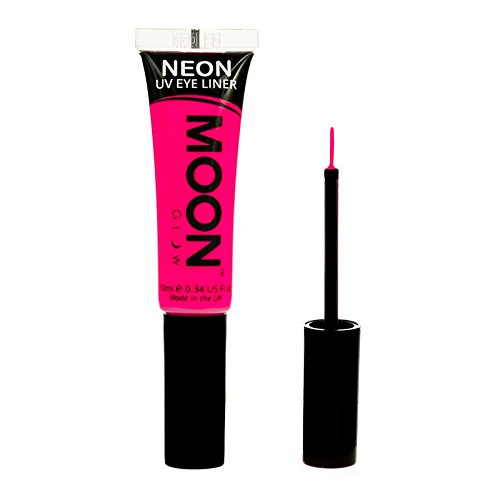 Moon Glow - Neon UV Eye Liner 10ml Pink – Glows brightly under UV Lighting!