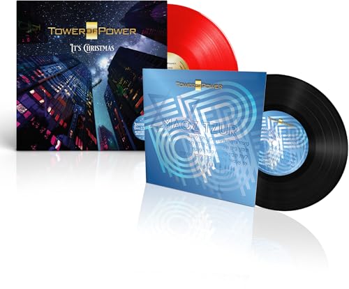 Tower of Power "It's Christmas" vinyl record with album art and inserts.
