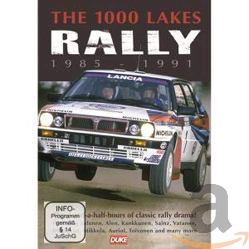 DVD cover featuring a red and blue Lancia rally car from 1985-91.