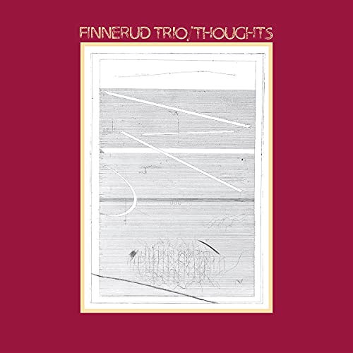 Vinyl record cover: abstract sketch of a landscape in a gold frame.