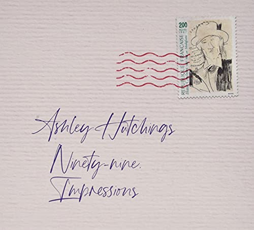 CD cover with sketched portrait resembling a postage stamp.