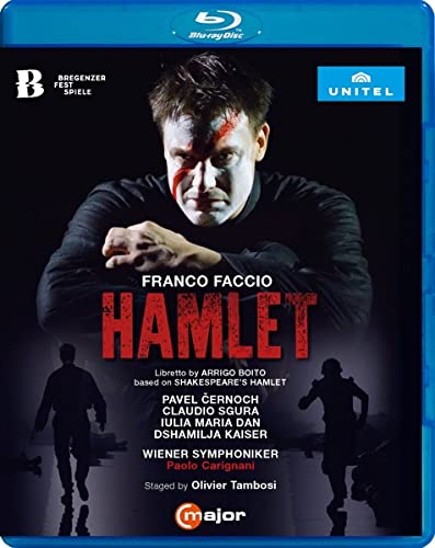 Blu-ray cover for "Faccio: Hamlet" featuring a dramatic portrait of Franco Faccio.